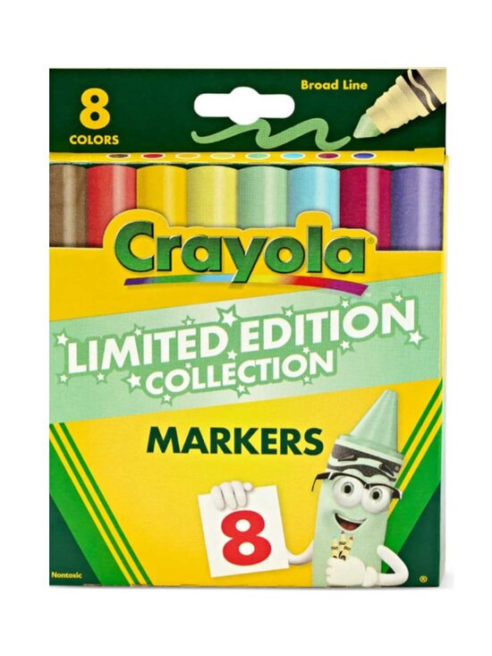 Crayola Other - Crayola Retired Crayon Colors Limited Edition 8 Broad Line Markers NEW